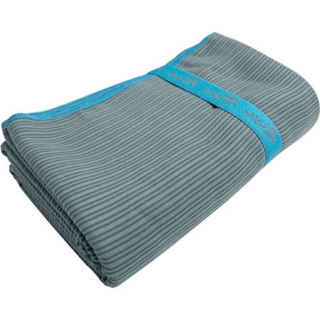 Πετσέτα θαλάσσης microfiber γκρι-γαλάζιο 175x110εκ Solart 4923