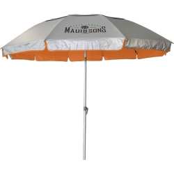 Ομπρέλα θαλάσσης fiberglass πορτοκαλί 2.20m Maui 1560