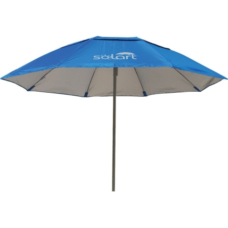 Ομπρέλα θαλάσσης μεταλλική μπλε 1.80m Solart 1550