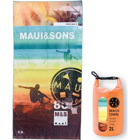 Πετσέτα θαλάσσης microfiber Venice Beach 90x180εκ Maui 4950