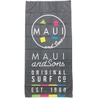 Πετσέτα θαλάσσης microfiber γκρι 90x180εκ Maui 4952