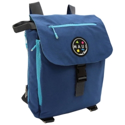 Σακίδιο πλάτης υφασμάτινο μπλε 25Lt 33.5x16.35x45.5εκ Maui 2700