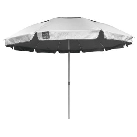 Ομπρέλα θαλάσσης fiberglass γκρι 2.20m Solart 1832