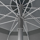 Ομπρέλα θαλάσσης fiberglass γκρι 2.20m Solart 1832