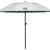 Ομπρέλα θαλάσσης fiberglass Black out λευκή 2.10m Solart 1916