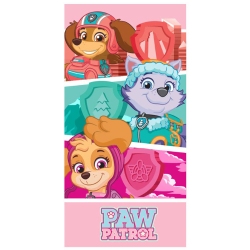 Πετσέτα θαλάσσης παιδική microfiber ροζ 70x140εκ Paw Patrol 4898