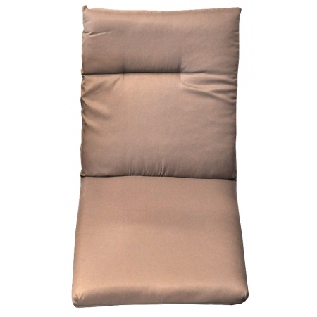 Μαξιλάρι καρέκλας υφασμάτινο καφέ 49x100εκ Sinialo 92-C210ABRPL