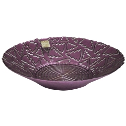 Μπωλ γυάλινο Έλατο ροζ 30x6.5εκ Espiel AD274