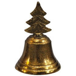 Καμπάνα διακοσμητική μεταλλική Δέντρο χάλκινο 6x9.5εκ Espiel VAL414C