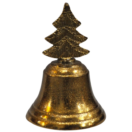 Καμπάνα διακοσμητική μεταλλική Δέντρο χάλκινο 6x9.5εκ Espiel VAL414C