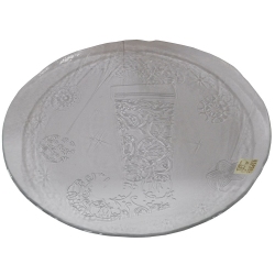 Πιατέλα γυάλινη διάφανη 33.5x3εκ Espiel AD3414CL