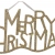 Διακοσμητικό κρεμαστό Merry Christmas χρυσό 38x0.3x20εκ EPAM ΒΑ13201/CH
