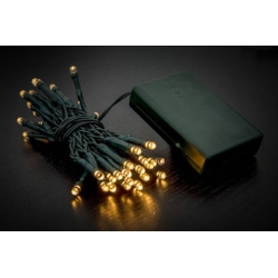 40 λαμπάκια Led μπαταρίας σε σειρά θερμό φως 4.4m TnS XLALED40-GWW