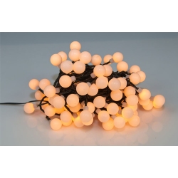 100 λαμπάκια Led σε σειρά με προγράμματα Μπάλα θερμό φως 13m TnS XLBALLL100-BWW/31V