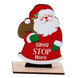 Διακοσμητικό ξύλινο Αγ.Βασίλης 11x4x15εκ Δωρόσημο 16762