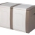 Μπαούλο διπλό πλαστικό Regular μπεζ/λευκό 94x54x57εκ Homeplast A00531