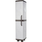 Ντουλάπα-παπουτσοθήκη πλαστική Νιόβη γκρι/ανθρακί 36x44x179εκ Homeplast A00663