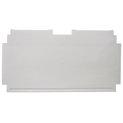 Ράφι πλαστικό για δίφυλλη ντουλάπα γκρι 71.5x39x3.5εκ Homeplast Α00686