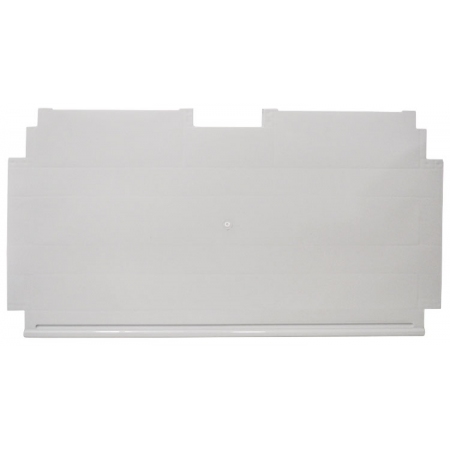 Ράφι πλαστικό για δίφυλλη ντουλάπα γκρι 71.5x39x3.5εκ Homeplast Α00686