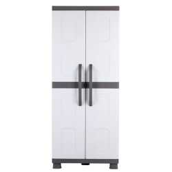 Ντουλάπα-παπουτσοθήκη πλαστική Μυρτώ γκρι/ανθρακί 73x44x179εκ Homeplast A00661