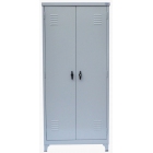 Ντουλάπα μεταλλική γαλβανιζέ με χώρισμα γκρι 90x45x195εκ 8198006