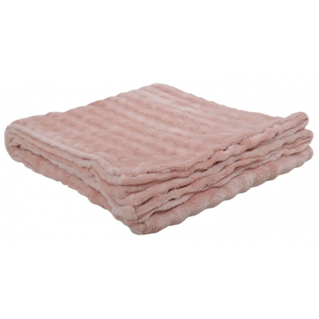 Κουβέρτα fleece διπλή ροζ 200x220εκ Ankor 846078