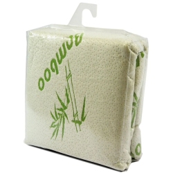 Κάλυμμα προστασίας στρώματος αδιάβροχο μπαμπού 120x200+30εκ Sidirela E-3442