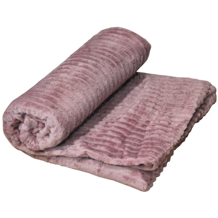 Κουβέρτα fleece διπλή dusty pink 150x220εκ Sidirela E-0968