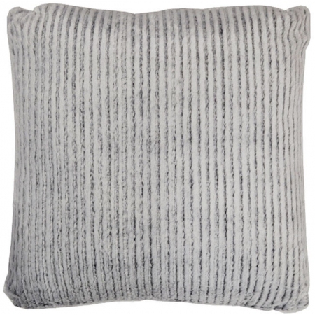 Μαξιλάρι υφασμάτινο Ριγέ γκρι 40x40εκ Inart 3-40-554-0062