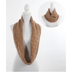 Γιακάς-κασκόλ πλεκτός χρυσό 60x30εκ Ble 5-43-151-0076