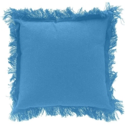 Μαξιλάρι υφασμάτινο γαλάζιο 40εκ Inart 6-40-807-0031