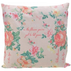 Μαξιλάρι υφασμάτινο ροζ 40εκ Click 6-40-121-0081