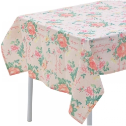 Τραπεζομάντηλο υφασμάτινο ροζ 180x110εκ Click 6-40-121-0085