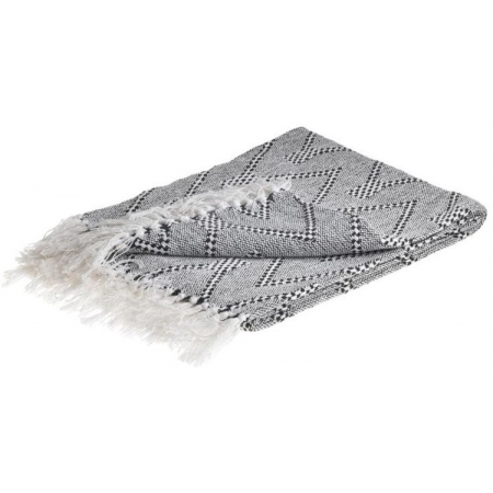 Ριχτάρι υφασμάτινο λευκό-μαύρο 230x170εκ Click 6-40-550-0030