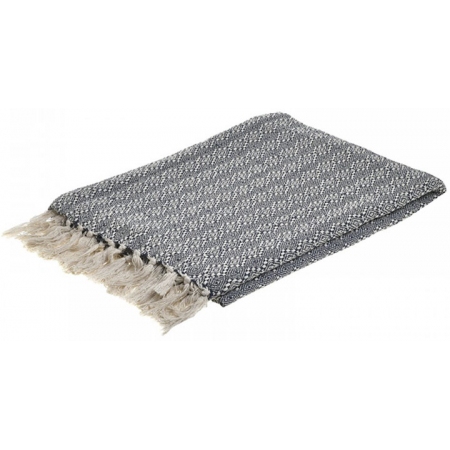 Ριχτάρι υφασμάτινο λευκό-μπλε 230x170εκ Click 6-40-321-0002