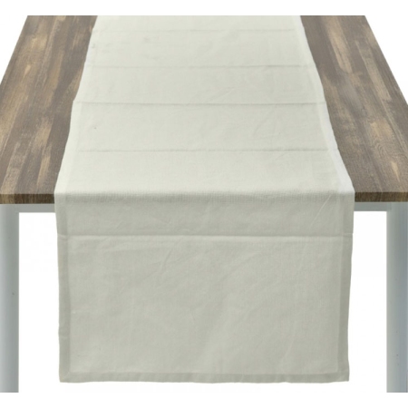 Τραβέρσα υφασμάτινη εκρού 140x40εκ Click 6-40-879-0024