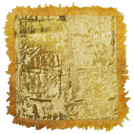 Μαξιλαροθήκη υφασμάτινη χρυσό-κίτρινο 60x60εκ Pol 9125004