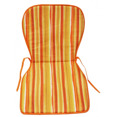 Μαξιλάρι κιθάρα υφασμάτινο Ριγέ πορτοκαλί 43x76εκ Fratoni 060202001310