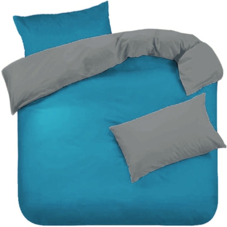 Πάπλωμα υπέρδιπλο διπλής όψεως γαλάζιο-γκρι 220x240εκ Fratoni 010870301008